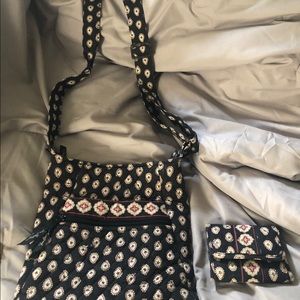 Vera Bradley cross body and wallet